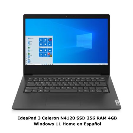 Laptop Lenovo IdeaPad 3 Celeron SSD 256GB 4GB 14
