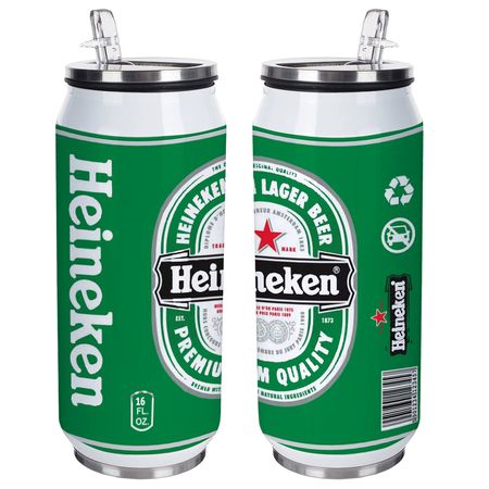 Termo Lata Cerveza Heineken