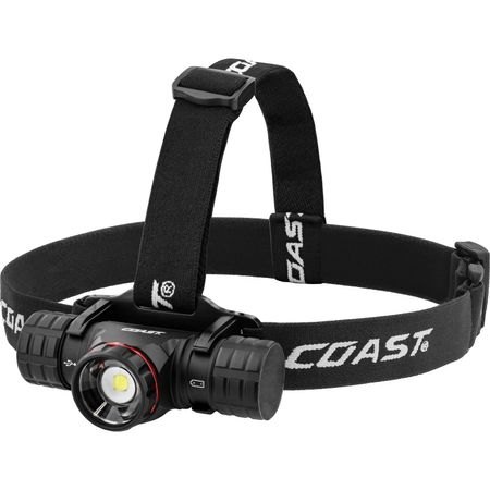 Linterna Frontal Recargable Led Coast Xph34R en Empaque de Venta