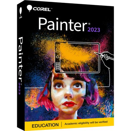 Corel Painter 2023 Edición Educativa Caja con Código de Descarga