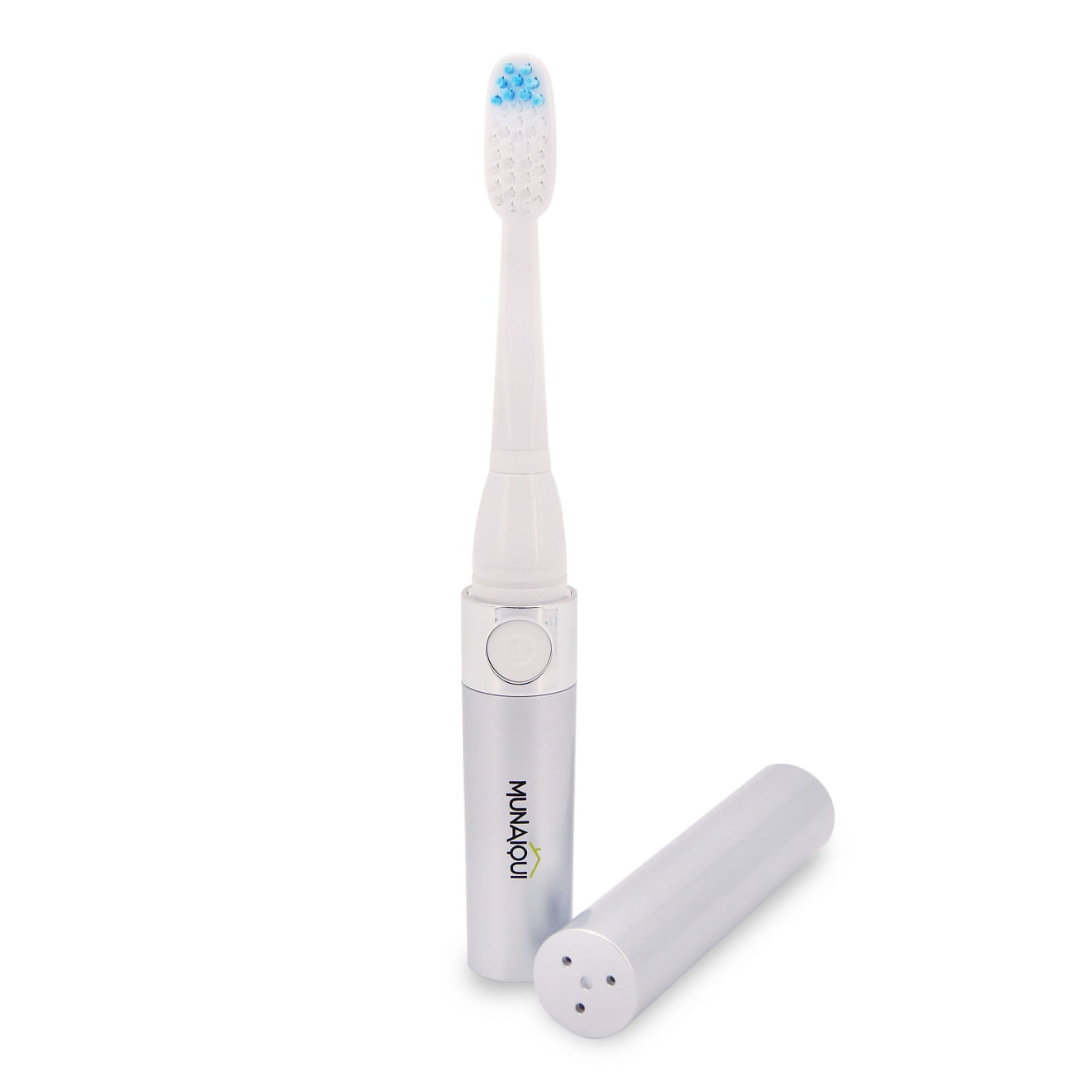 Cepillo Dental Sónico con Vibraciones Marca Munaiqui Color Gris