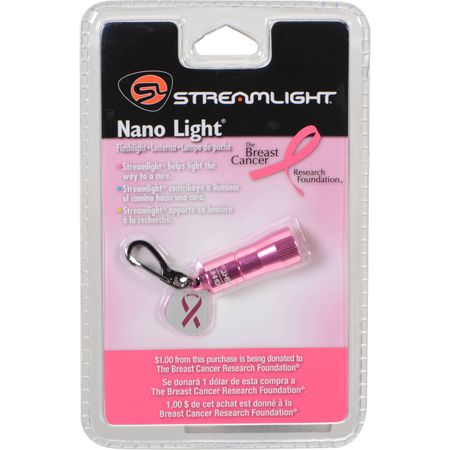 Linterna Streamlight Nano Light Rosa Investigación Del Cáncer de Mama