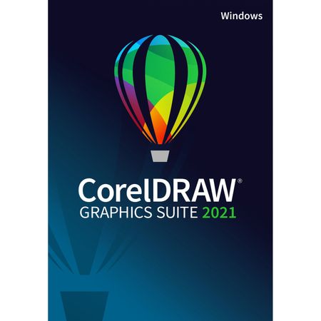 Suite de Gráficos Coreldraw Graphics 2021 para Windows Edición Estándar en Caja Licencia Perpetua