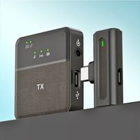 Micrófono Inalambrico Solapero Lavalier SX8 Tipo C portátil Recargable
