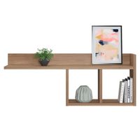 Repisa Flotante Melamina LeMueble 80x35x20cm Castaño