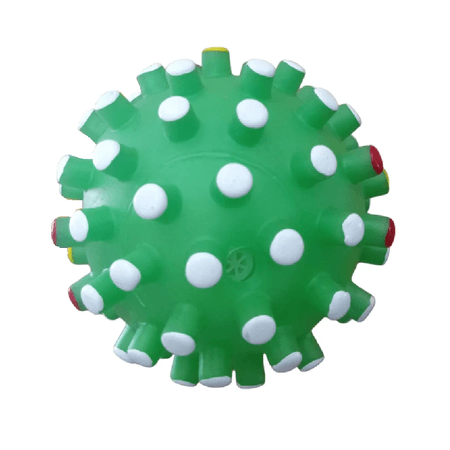 Juguete de Goma para Perros/Gatos Pelota Erizo Verde