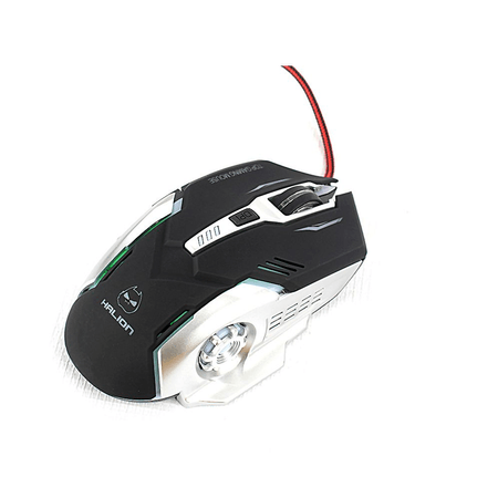Mouse Optico Gamer Halion Ha-m950 Optimus Usb Led Cable