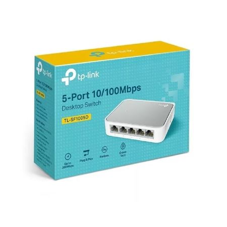 Switch De 5 Puertos De 10/100mbps Tp Link Tlsf1005d