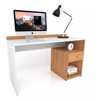 Escritorio Práctico Charles color Blanco/Haya TU MESITA