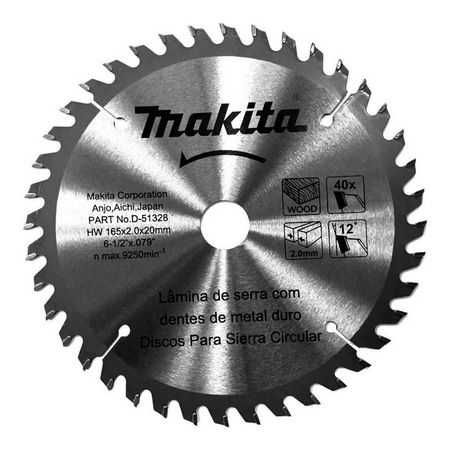 Disco de Sierra 6 1/2