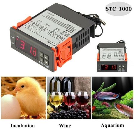 Termostato Digital Controlador De Temperatura STC-1000