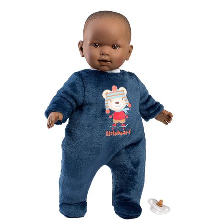 Muñeco Llorens Zareb Pijama Patinete 42cm Tipo Reborn