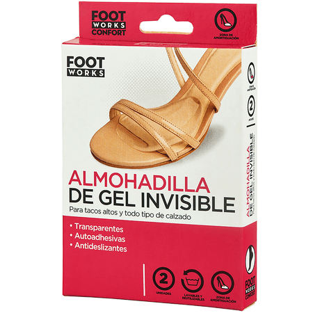 Almohadilla Gel Foot Works Invisible