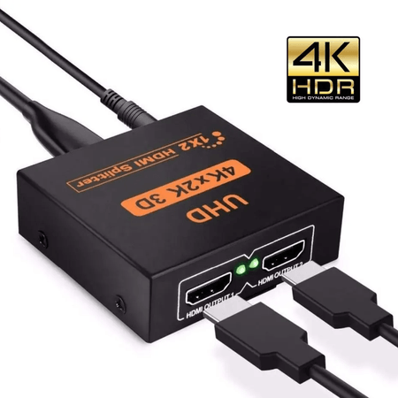 HDMI SPLITTER 1x2  4K x 2K 3D Divisor y Multiplica Señal SM-F7806K HDMI SPLITTER 1x2 4K x 2K 3D Divisor y Multiplica Señal SM-F7806K