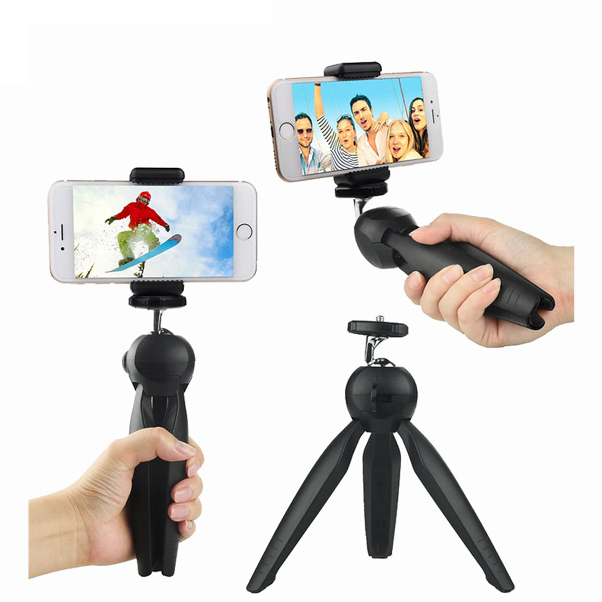 Selfie Stick Soporte para Telefono Ajustable Con Rotación 360