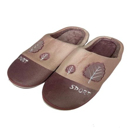 Pantuflas Para Dama y Caballeros Modelo HojaSport Pantuflas Para Dama Modelo HojaSport Talla 24