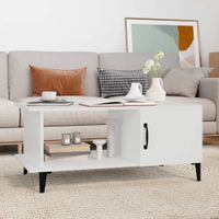 Mesa de centro Moderna Santy color Blanco TU MESITA