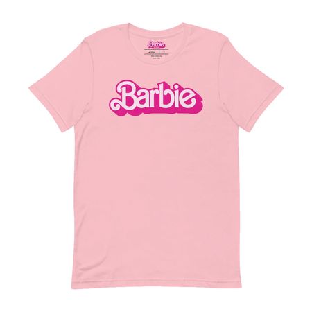 Barbie The Movie Logo Pink Tee S The Movie Logo Pink Tee S