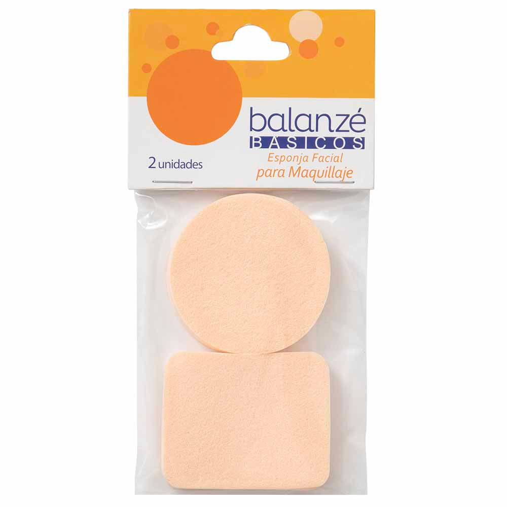 Esponja Facial BOREAL para Maquillaje Bolsa 2un
