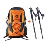 Mochila Outdoor Aventure 40 litros Trekking Montaña (Naranja)