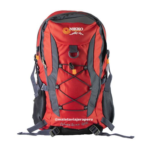 Mochila 25 Litros Outdoor Trekking Viaje + Cobertor (rojo) - Promart