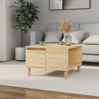 Mesa de Centro Práctica 1 cajón Martina color Duna TU MESITA