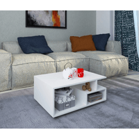 Mesa de Centro Moderna Angela color Blanco TU MESITA