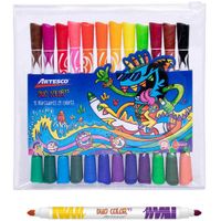 Plumones ARTESCO Duocolor 45 Estuche 12un