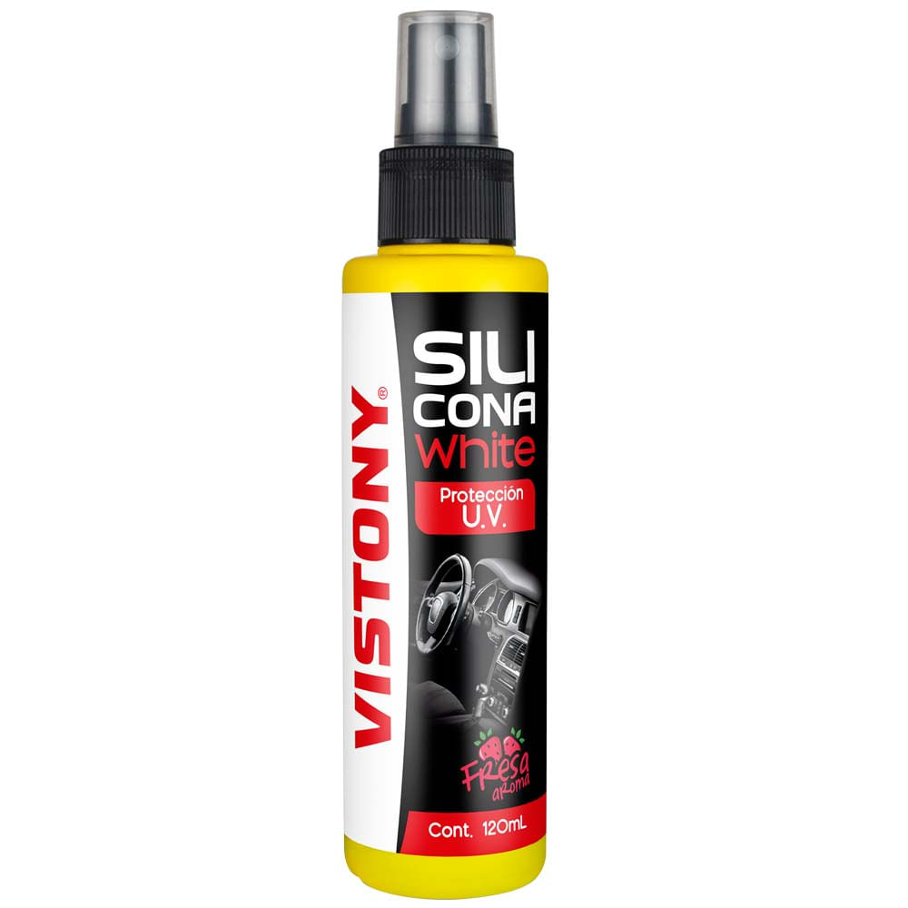 Silicona VISTONY Aroma Fresa Blanco 120ml