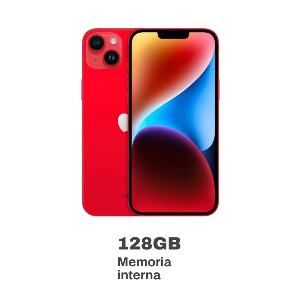 Apple iPhone 14 Plus 6.7"" 128GB Rojo