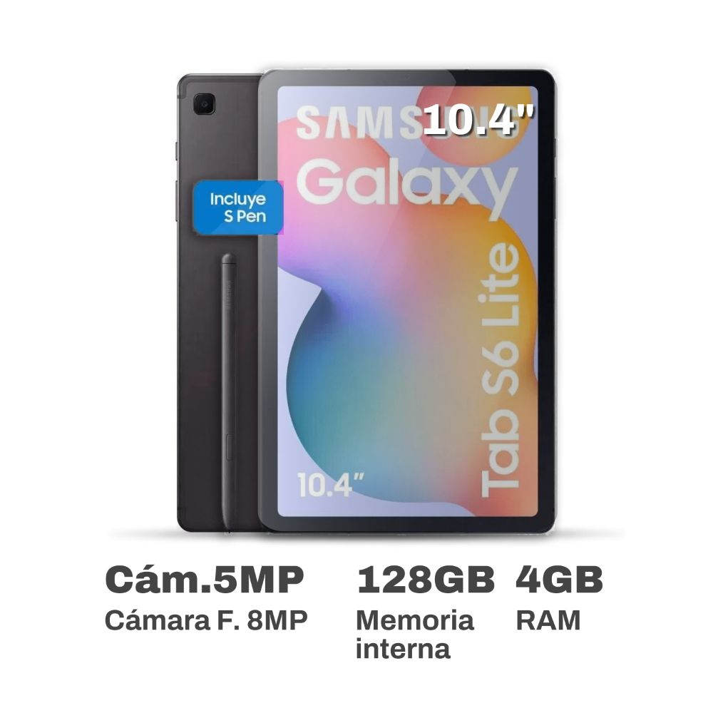 Galaxy Tab S6 Lite 128GB 4GB Gris