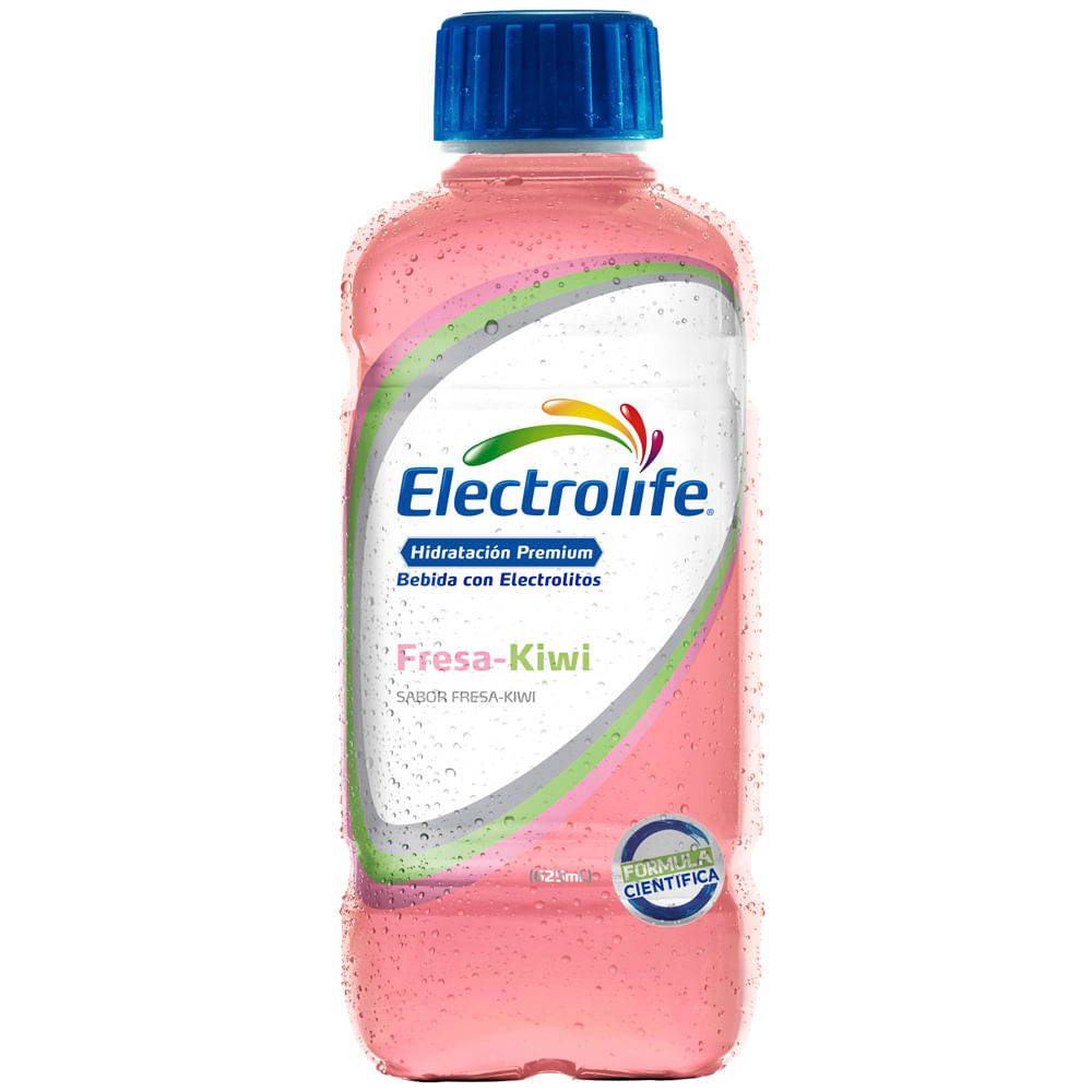 Rehidratante ELECTROLIFE Sabor a Fresa y Kiwi Botella 625ml