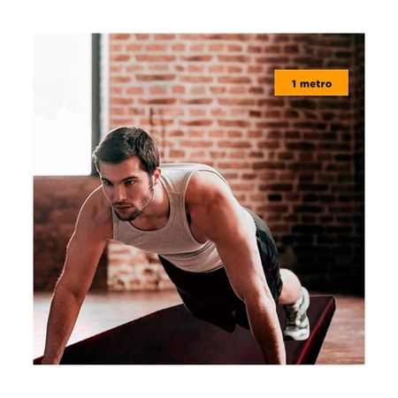 Colchoneta de Lona Fitness de 100CM de Color Rojo