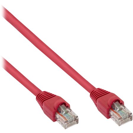 Cable de Parche Pearstone Cat 5E sin Enganches 100 Rojo