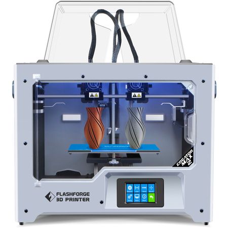 Impresora 3D Flashforge Creator Max 2 Doble Extrusor Independiente con Currículo Color Gris Cielo