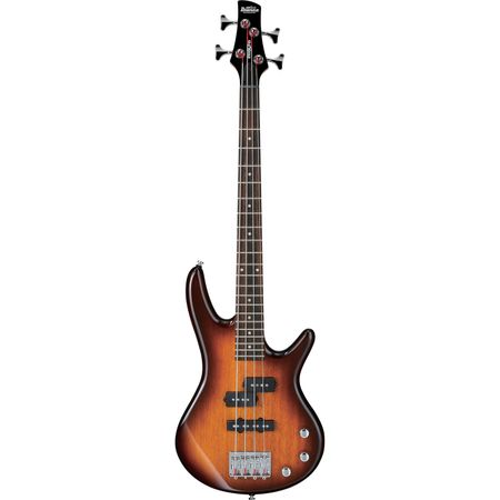 Bajo de 4 Cuerdas de Escala Corta Ibanez Gsrm20 Mikro Sunburst Marrón