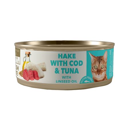 Amity Comida Húmeda Gato Esterilizado Merluza Y Atún 80 Gr