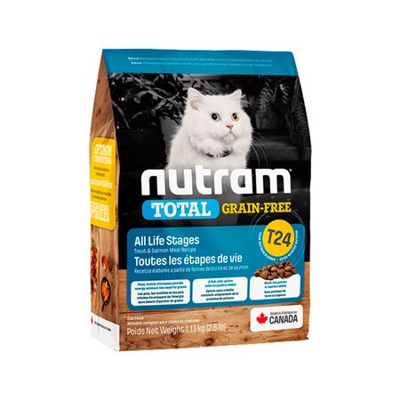 Comida Gato Nutram T24 Trucha Y Salmón 1.13 Kg