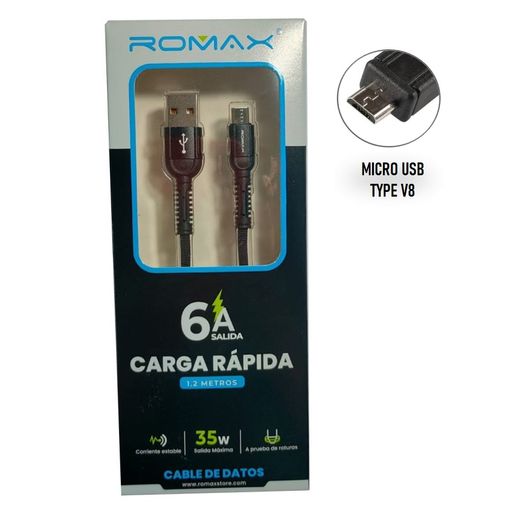Cable Cargador USB- Lightning 2m Carga Rápida - Lima Car Store