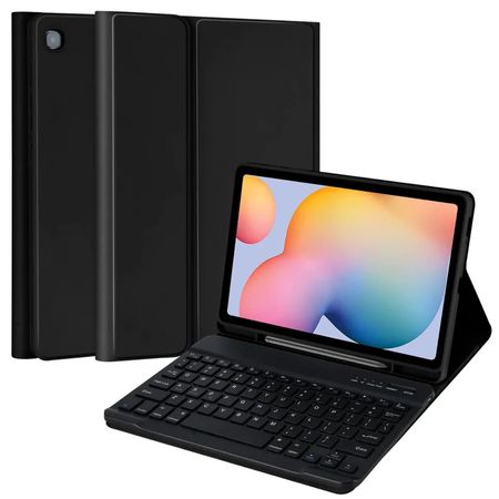 Funda Smart Cover con Teclado Bluetooth para Tablet Samsung  S6 Lite 10,4