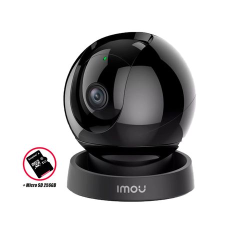 Cámara De Seguridad Wifi Imou Rex 3d 3mp Gira 360 Negro Sd 256gb