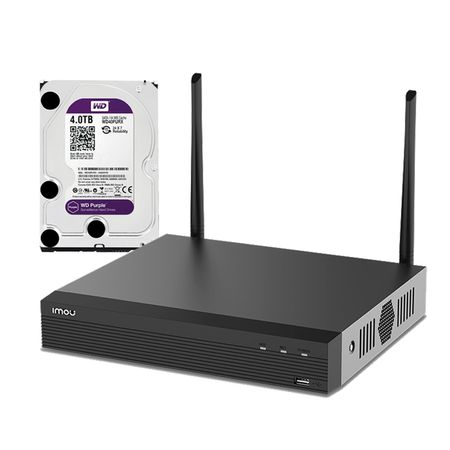 Nvr Imou 4ch Grabador De Video Wifi Nvr1104hsw 2mp Onvif Disco 4tb