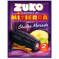 Bebida Instantánea en Polvo ZUKO Sabores de mi Tierra Chicha Morada Sobre 15g