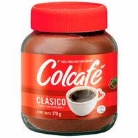 Café Instantáneo COLCAFÉ Clásico Frasco 50g