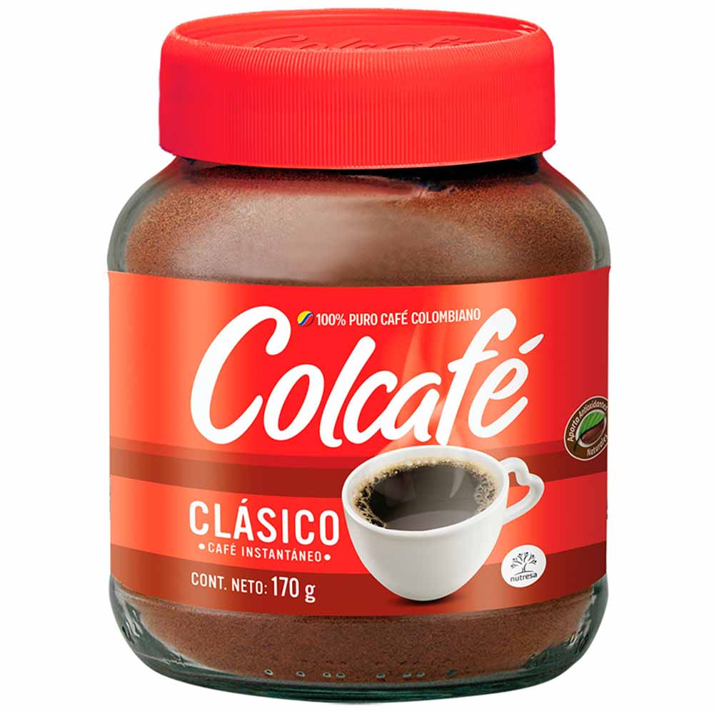Café Instantáneo COLCAFÉ Clásico Frasco 50g