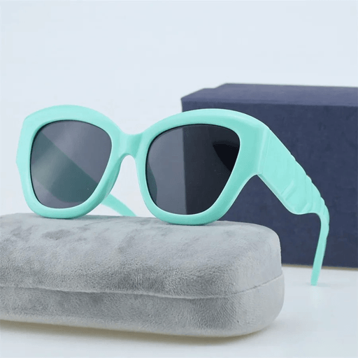 GUESS - Gafas de sol para mujer de acetato cuadrado/ojo de gato