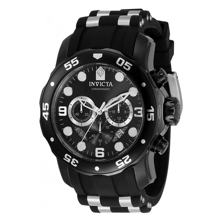Reloj Para Hombre INVICTA 34666 Cronógrafo Analógico Color Negro