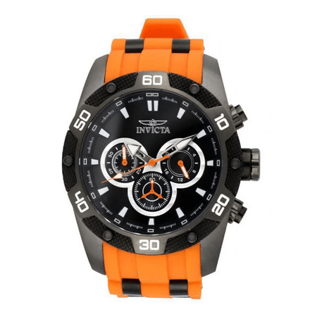 Reloj Para Hombre INVICTA 40051 Cronógrafo Analógico Color Naranja