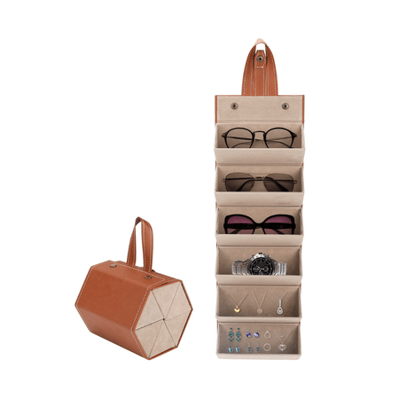 Organizador Plegable de Lentes con 6 Espacios