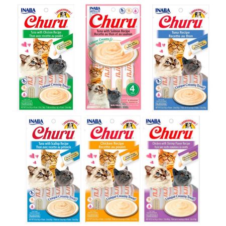 Snack Húmedo para Gatos Churu Pack Mix X 6